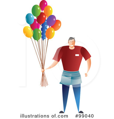 Royalty-Free (RF) Balloons Clipart Illustration by Prawny - Stock Sample #99040