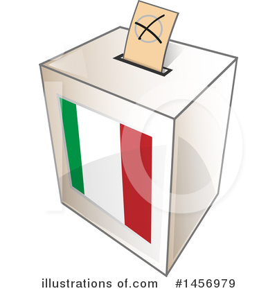 Ballot Box Clipart #1456979 by Domenico Condello