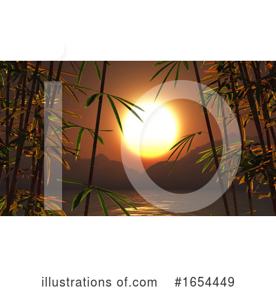 Royalty-Free (RF) Bamboo Clipart Illustration by KJ Pargeter - Stock Sample #1654449