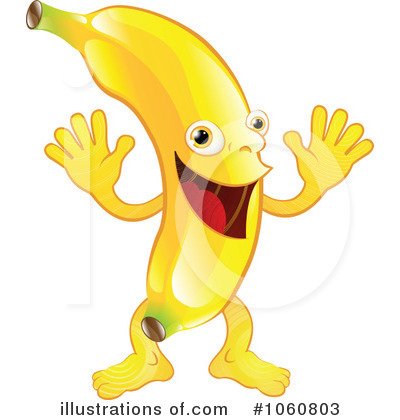 Bananas Clipart #1060803 by AtStockIllustration