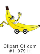 Banana Clipart #1107911 by Andrei Marincas