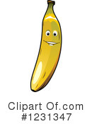 Banana Clipart #1231347 by Vector Tradition SM