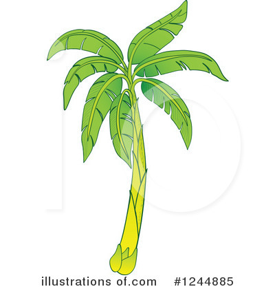 Royalty-Free (RF) Banana Clipart Illustration by Zooco - Stock Sample #1244885