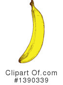Banana Clipart #1390339 by Vector Tradition SM