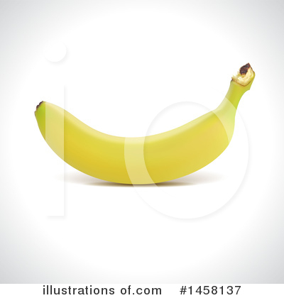Royalty-Free (RF) Banana Clipart Illustration by cidepix - Stock Sample #1458137