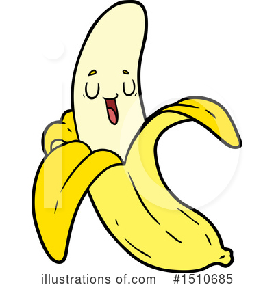 Royalty-Free (RF) Banana Clipart Illustration by lineartestpilot - Stock Sample #1510685