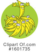Banana Clipart #1601735 by Johnny Sajem