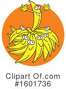 Banana Clipart #1601736 by Johnny Sajem