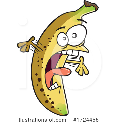 Royalty-Free (RF) Banana Clipart Illustration by toonaday - Stock Sample #1724456