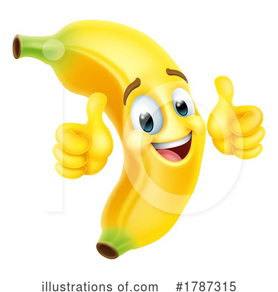Royalty-Free (RF) Banana Clipart Illustration by AtStockIllustration - Stock Sample #1787315