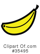 Banana Clipart #35495 by Andy Nortnik