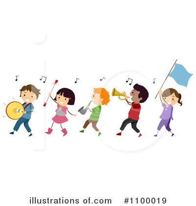 Marching Band Clipart #1100019 by BNP Design Studio