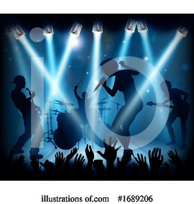 Royalty-Free (RF) Band Clipart Illustration by AtStockIllustration - Stock Sample #1689206