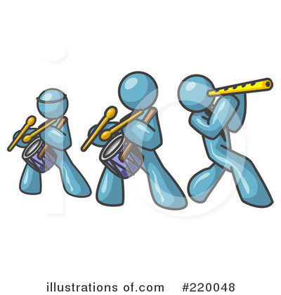 Royalty-Free (RF) Band Clipart Illustration by Leo Blanchette - Stock Sample #220048