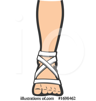 Injured Clipart #1698462 by Vector Tradition SM