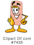 Bandaid Clipart #7435 by Mascot Junction
