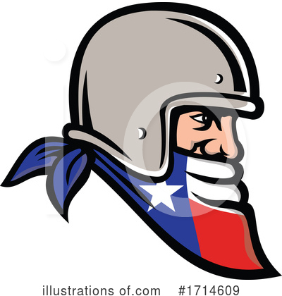 Royalty-Free (RF) Bandit Clipart Illustration by patrimonio - Stock Sample #1714609
