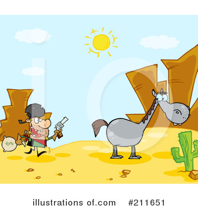 Outlaw Clipart #211651 by Hit Toon