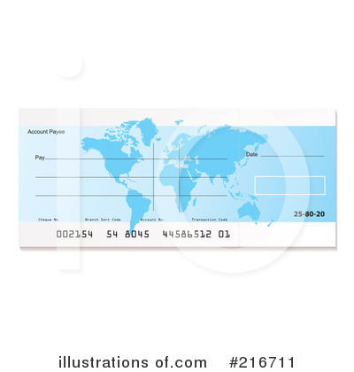 Cheque Clipart #216711 by michaeltravers