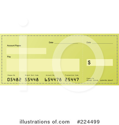 Bank Checks Clipart #224499 by michaeltravers