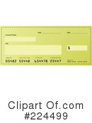 Bank Check Clipart #224499 by michaeltravers