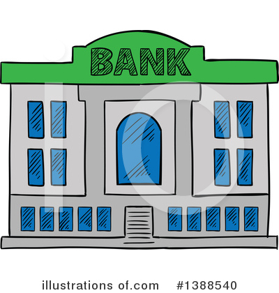 Bank Clipart #1388540 by Vector Tradition SM