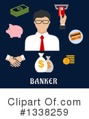 Banker Clipart #1338259 by Vector Tradition SM