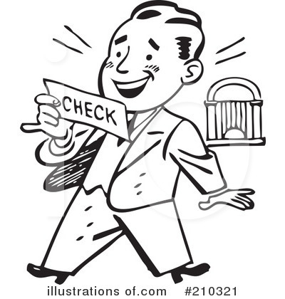 Bank Checks Clipart #210321 by BestVector
