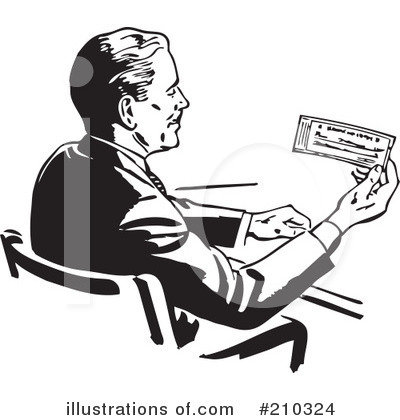 Royalty-Free (RF) Banking Clipart Illustration by BestVector - Stock Sample #210324