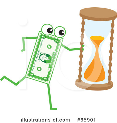 Royalty-Free (RF) Banknote Character Clipart Illustration by Prawny - Stock Sample #65901