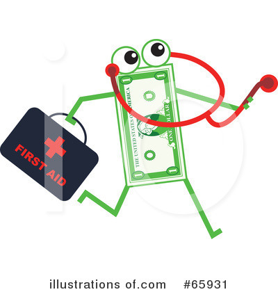 Royalty-Free (RF) Banknote Character Clipart Illustration by Prawny - Stock Sample #65931