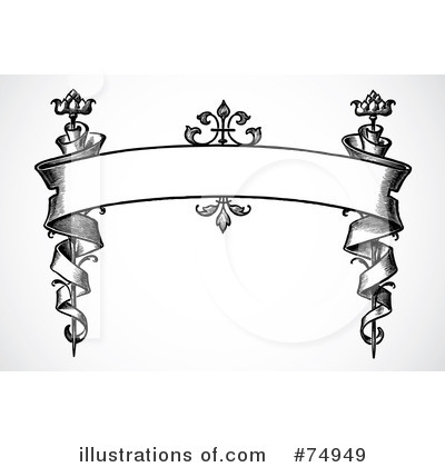Royalty-Free (RF) Banner Clipart Illustration by BestVector - Stock Sample #74949