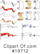 Banners Clipart #19712 by AtStockIllustration