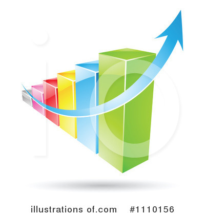 Royalty-Free (RF) Bar Graph Clipart Illustration by cidepix - Stock Sample #1110156
