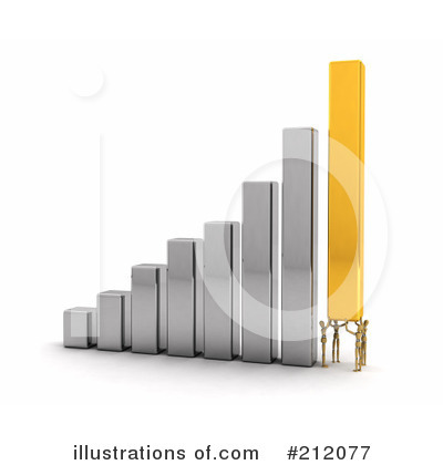 Royalty-Free (RF) Bar Graph Clipart Illustration by stockillustrations - Stock Sample #212077