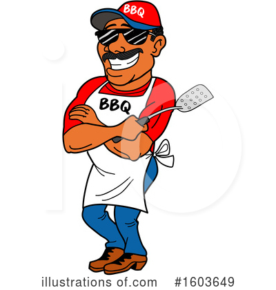 Royalty-Free (RF) Barbecue Clipart Illustration by LaffToon - Stock Sample #1603649