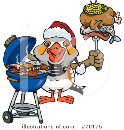 Royalty-Free (RF) Barbecue Clipart Illustration by Dennis Holmes Designs - Stock Sample #70175