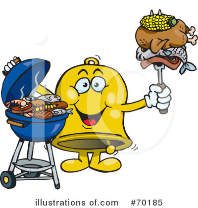 Royalty-Free (RF) Barbecue Clipart Illustration by Dennis Holmes Designs - Stock Sample #70185