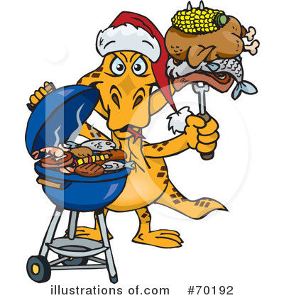 Royalty-Free (RF) Barbecue Clipart Illustration by Dennis Holmes Designs - Stock Sample #70192