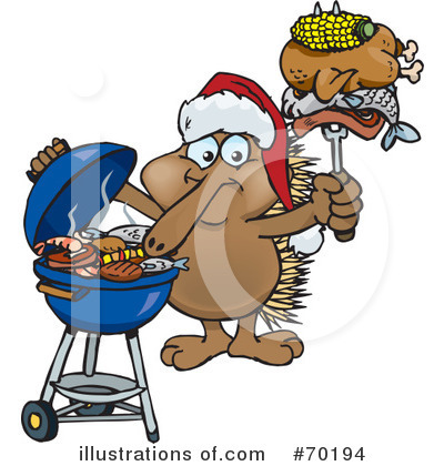Royalty-Free (RF) Barbecue Clipart Illustration by Dennis Holmes Designs - Stock Sample #70194