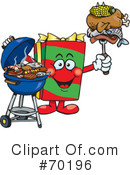 Barbecue Clipart #70196 by Dennis Holmes Designs