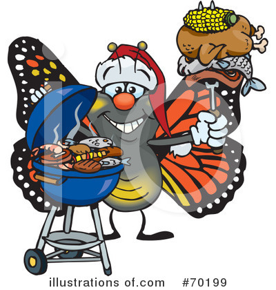 Royalty-Free (RF) Barbecue Clipart Illustration by Dennis Holmes Designs - Stock Sample #70199