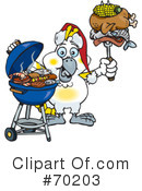 Barbecue Clipart #70203 by Dennis Holmes Designs