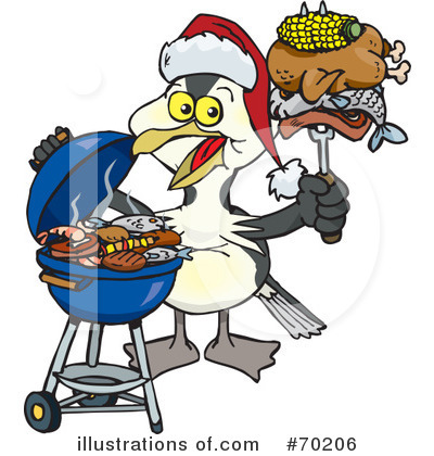 Royalty-Free (RF) Barbecue Clipart Illustration by Dennis Holmes Designs - Stock Sample #70206