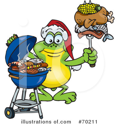 Royalty-Free (RF) Barbecue Clipart Illustration by Dennis Holmes Designs - Stock Sample #70211