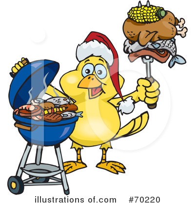 Royalty-Free (RF) Barbecue Clipart Illustration by Dennis Holmes Designs - Stock Sample #70220
