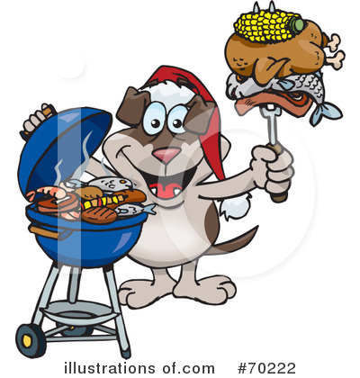 Royalty-Free (RF) Barbecue Clipart Illustration by Dennis Holmes Designs - Stock Sample #70222
