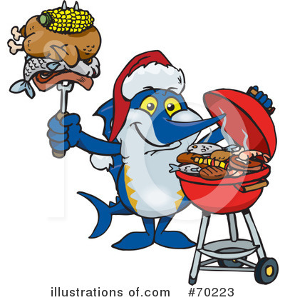Royalty-Free (RF) Barbecue Clipart Illustration by Dennis Holmes Designs - Stock Sample #70223