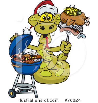Royalty-Free (RF) Barbecue Clipart Illustration by Dennis Holmes Designs - Stock Sample #70224