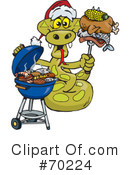 Barbecue Clipart #70224 by Dennis Holmes Designs